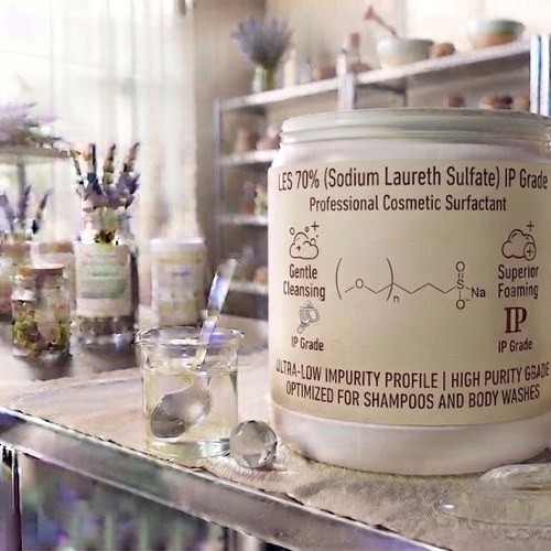 LES 70% (Sodium Laureth Sulfate) IP Grade – Professional Cosmetic Surfactant wholesale supplier